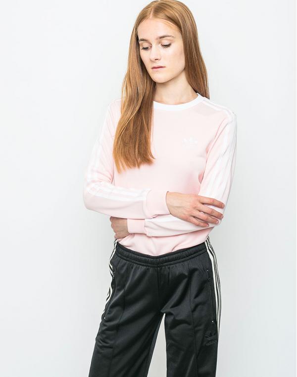 Logo tee Adidas Originals 3 Stripes Icey Pink