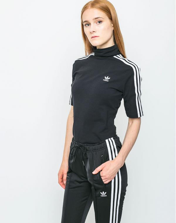 Logo tee Adidas Originals 3 Stripes Black