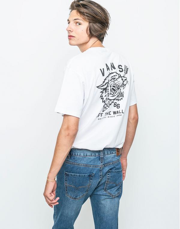 Logo tee Vans Tied Tongue White