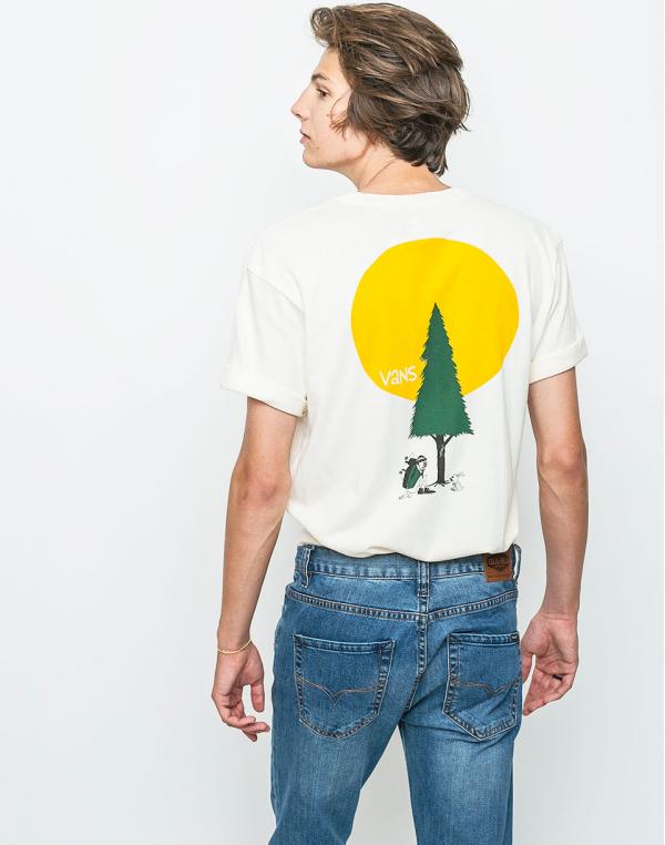 Logo tee Vans Yusuke Outdoors Antique White