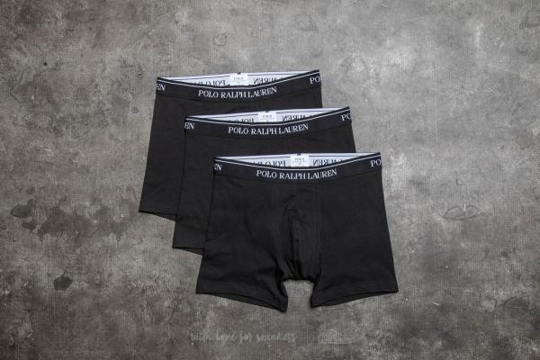 Ralph Lauren 3 Pack Boxer Briefs Black