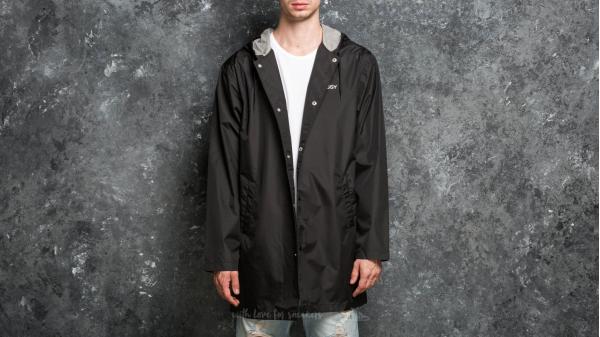 Stüssy Summer Long Hooded Coach Jacket Black