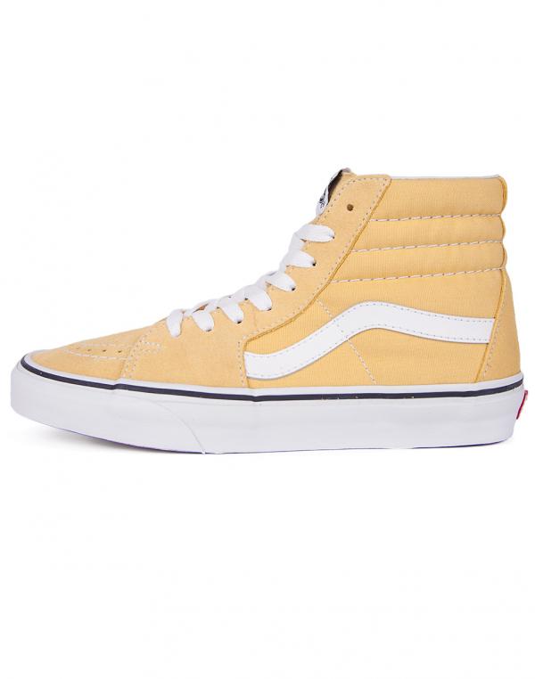 Sneakers - tenisky Vans SK8-Hi Dusky Citron / True White
