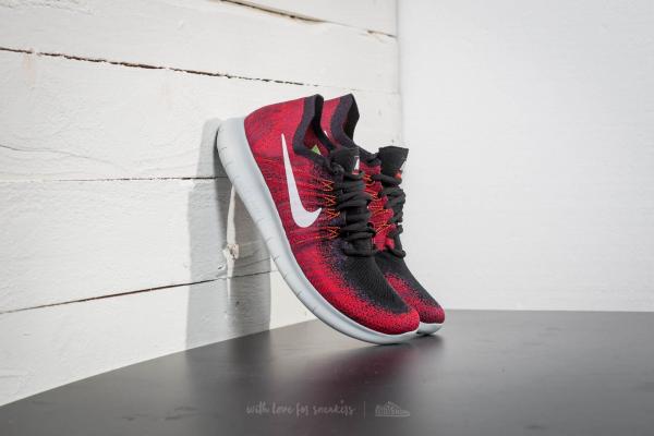 Nike Free Run Flyknit 2017 Black/ Pure Platinum