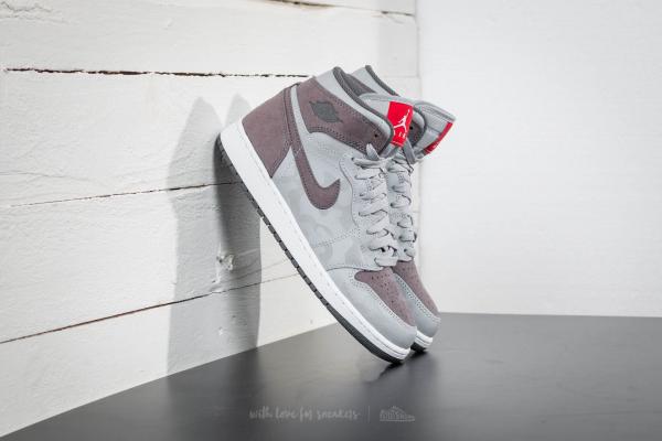 Air Jordan 1 Retro Hi Premium BG Wolf Grey/ Dark Grey-White