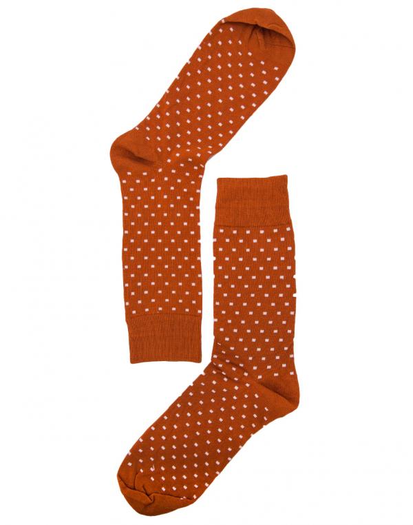 Ponožky Selected Dots Brown
