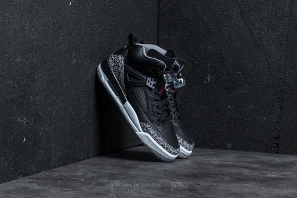 Jordan Spizike BG Black/ Varsity Red-Cement Grey