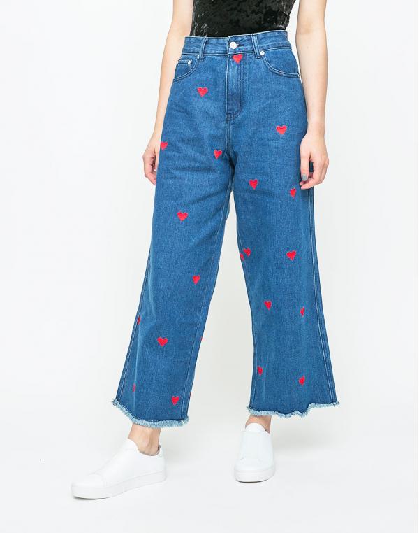 Cullotes Lazy Oaf Denim Love Blue