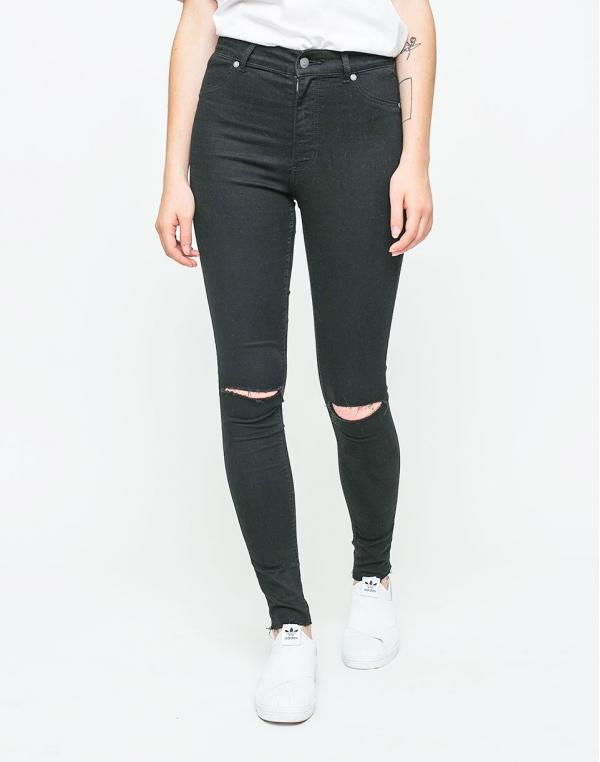 Kalhoty Cheap Monday High Spray Cut Black