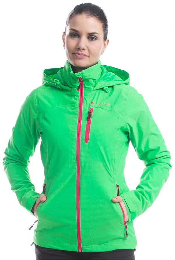 ALPINE PRO SCHIARA 2 ZELENÁ / TYRKYSOVĚ ZELENÁ BUNDA DÁMSKÁ S