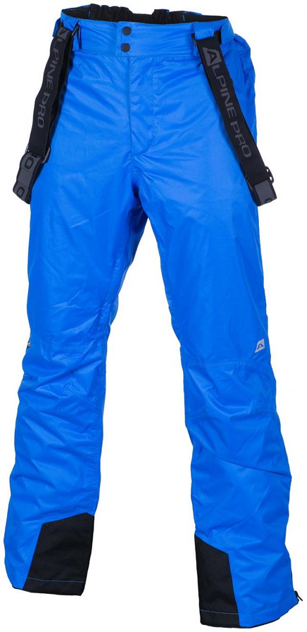 ALPINE PRO SANGO 2 MODRÁ / TYRKYSOVĚ MODRÁ PÁNSKÉ LYŽAŘSKÉ KALHOTY XL
