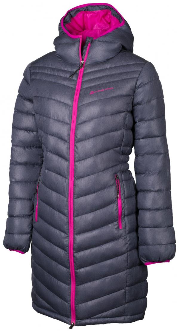 ALPINE PRO ADRIANNA MODRÁ / TYRKYSOVĚ MODRÁ Dámský Kabát XS