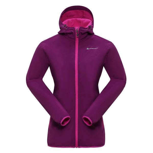 ALPINE PRO NOOTKA RŮŽOVÁ / FIALOVÁ Dámská Bunda XS