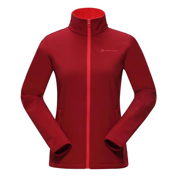 ALPINE PRO MIJAKA ORANŽOVÁ / ČERVENÁ Dámská Bunda XS