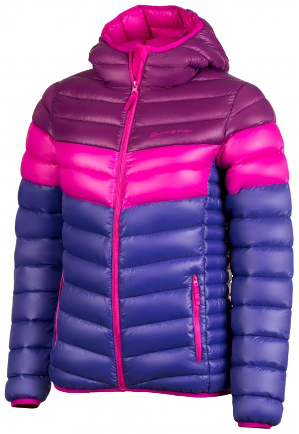 ALPINE PRO BAROKKA RŮŽOVÁ / FIALOVÁ Dámská Bunda S