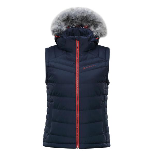 ALPINE PRO FRANCA 3 MODRÁ / TYRKYSOVĚ MODRÁ Dámská Vesta XS