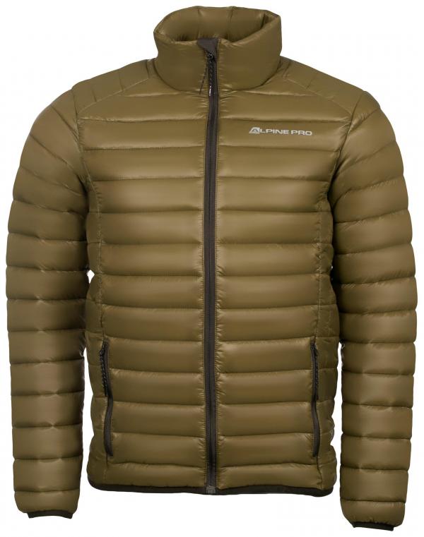 ALPINE PRO TATAR ŽLUTÁ / HNĚDÁ Pánská Bunda XL