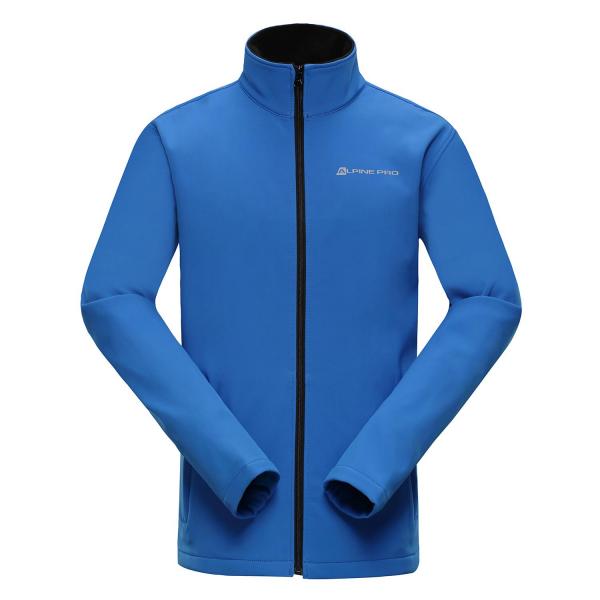 ALPINE PRO MIJAK MODRÁ / TYRKYSOVĚ MODRÁ Pánská Bunda S