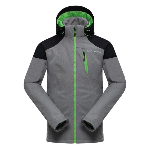 ALPINE PRO TAKH INS. NEUTRÁLNÍ / ZEMITÁ Pánská Bunda XXL