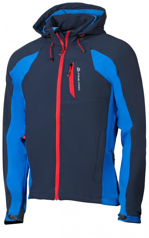 ALPINE PRO MONTROSE 3 MODRÁ / TYRKYSOVĚ MODRÁ Pánská Bunda S