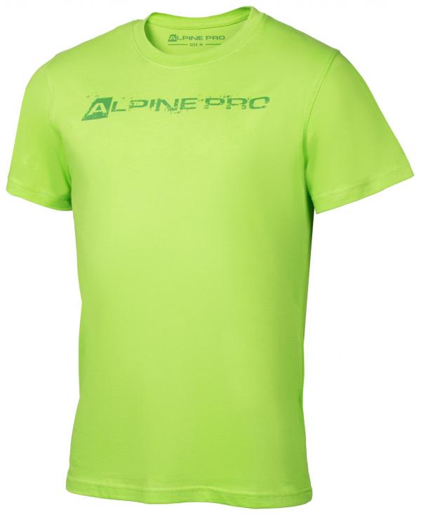 ALPINE PRO ATALA 2 ZELENÁ / TYRKYSOVĚ ZELENÁ Pánské Triko S