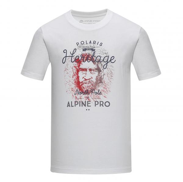 ALPINE PRO TIBERIO 4 NEUTRÁLNÍ / ZEMITÁ Pánské Triko S