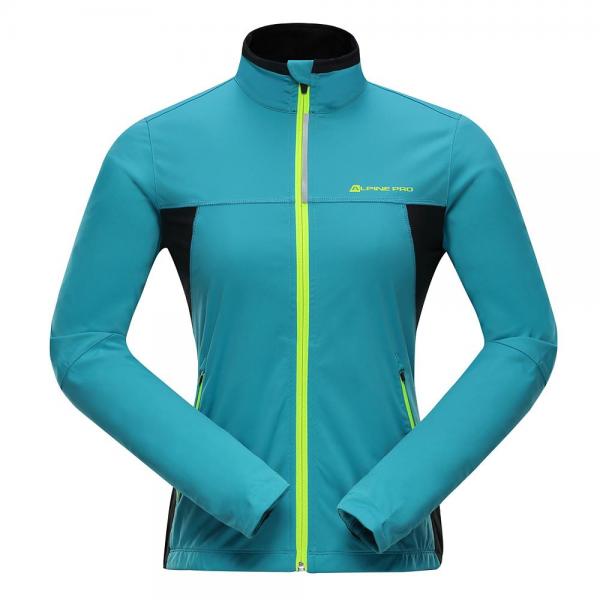 ALPINE PRO HESTA MODRÁ / TYRKYSOVĚ MODRÁ Dámská Bunda L