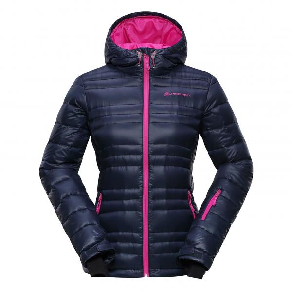 ALPINE PRO ISKUTA MODRÁ / TYRKYSOVĚ MODRÁ Dámská Bunda S