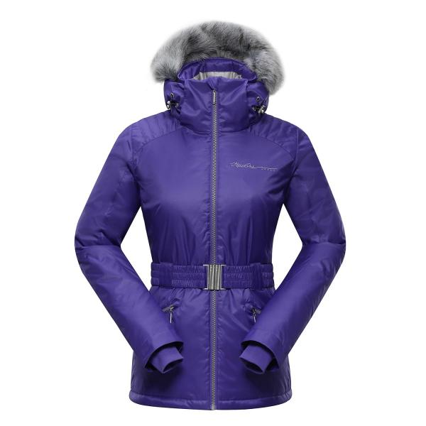 ALPINE PRO MEMKA RŮŽOVÁ / FIALOVÁ Dámská Bunda XL