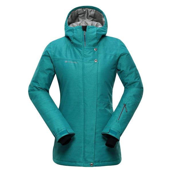 ALPINE PRO SILEDEA 3 ZELENÁ / TYRKYSOVĚ ZELENÁ Dámská Bunda XL