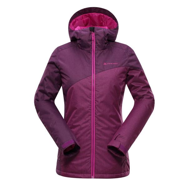 ALPINE PRO ALEDA RŮŽOVÁ / FIALOVÁ Dámská Bunda L