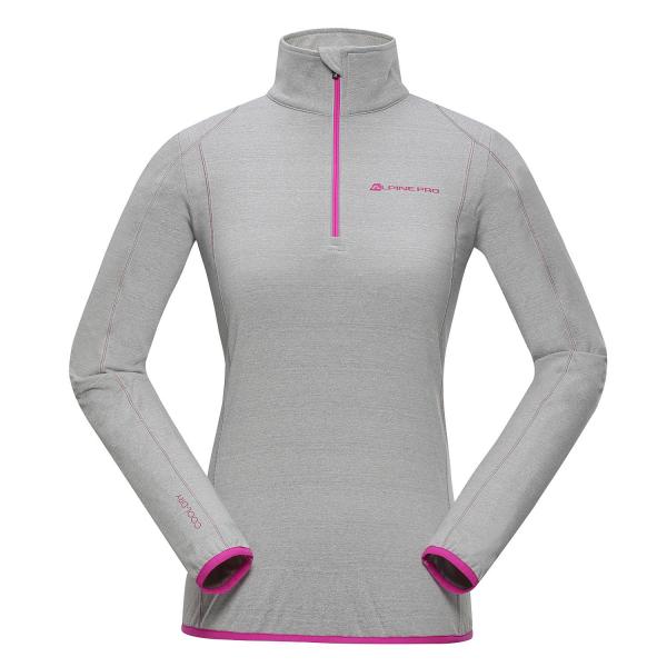 ALPINE PRO KATO 2 NEUTRÁLNÍ / ZEMITÁ Dámská Mikina XXL