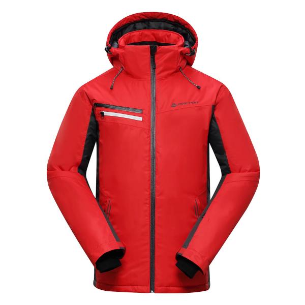 ALPINE PRO BAUDOUIN ORANŽOVÁ / ČERVENÁ Pánská Bunda XXL