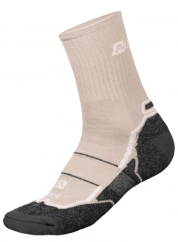 ALPINE PRO GLYNIS NEUTRÁLNÍ / ZEMITÁ Unisex Ponožky M