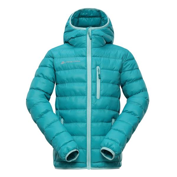 ALPINE PRO BARTOLLO ZELENÁ / TYRKYSOVĚ ZELENÁ Dětská Bunda 128-134