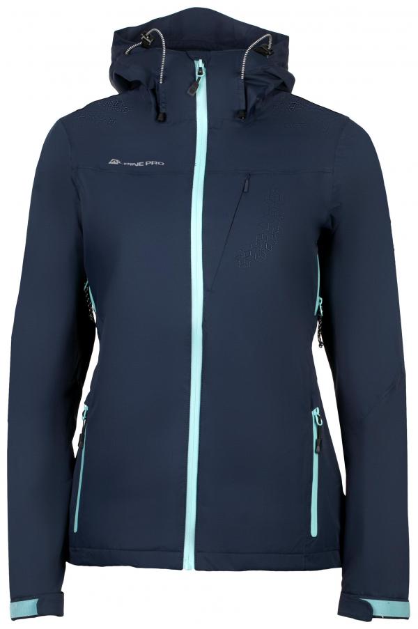 ALPINE PRO ZENAIDE 3 MODRÁ / TYRKYSOVĚ MODRÁ Dámská Bunda S