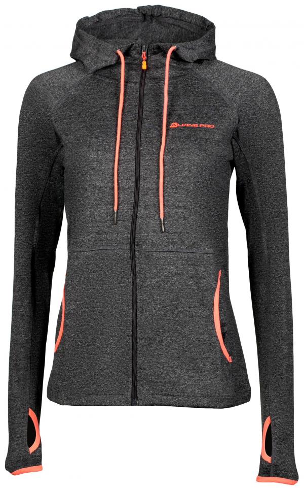 ALPINE PRO CASSA NEUTRÁLNÍ / ZEMITÁ Dámská Mikina XS