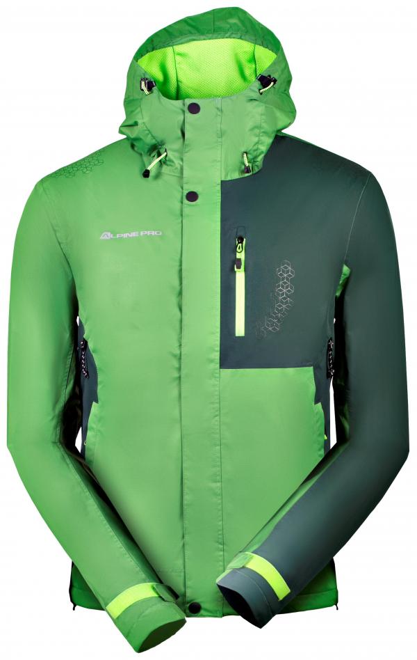 ALPINE PRO SLOCAN 2 ZELENÁ / TYRKYSOVĚ ZELENÁ Pánská Bunda S