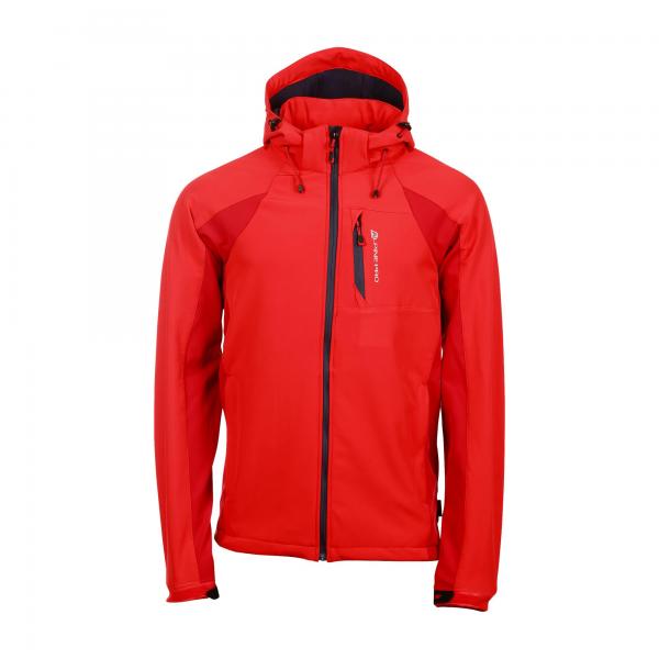 ALPINE PRO MONTROSE 3 ORANŽOVÁ / ČERVENÁ Pánská Bunda L