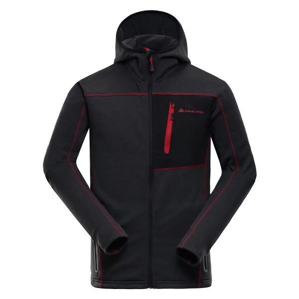 ALPINE PRO MEZZO 3 NEUTRÁLNÍ / ZEMITÁ Pánská Mikina XXXL