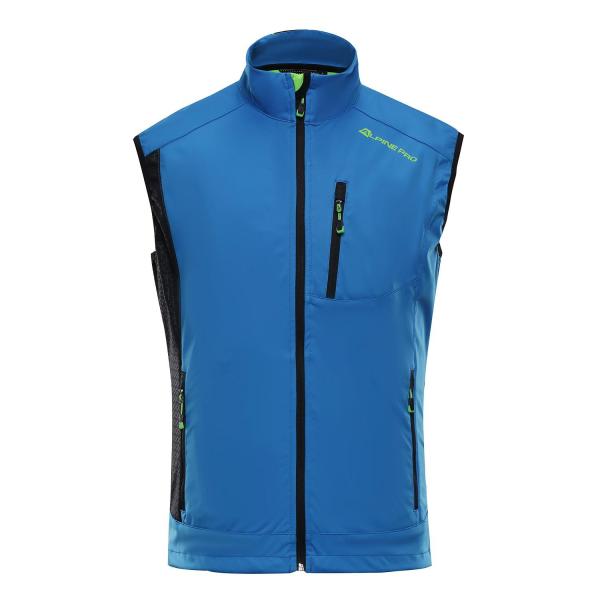 ALPINE PRO ASKLEPIOS 4 MODRÁ / TYRKYSOVĚ MODRÁ Pánská Vesta S