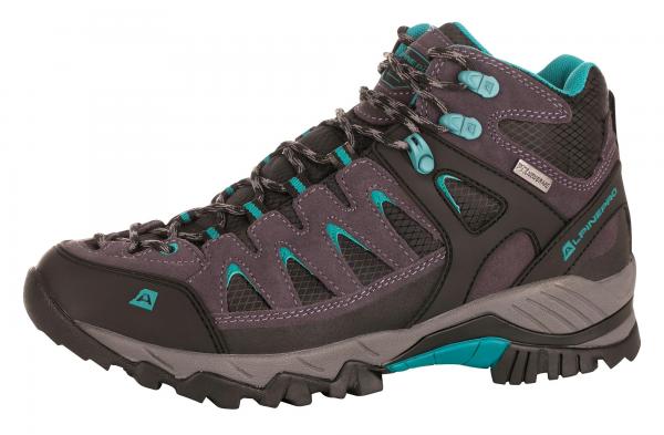 ALPINE PRO CRIMSON ZELENÁ / TYRKYSOVĚ ZELENÁ Unisex Obuv outdoor 41