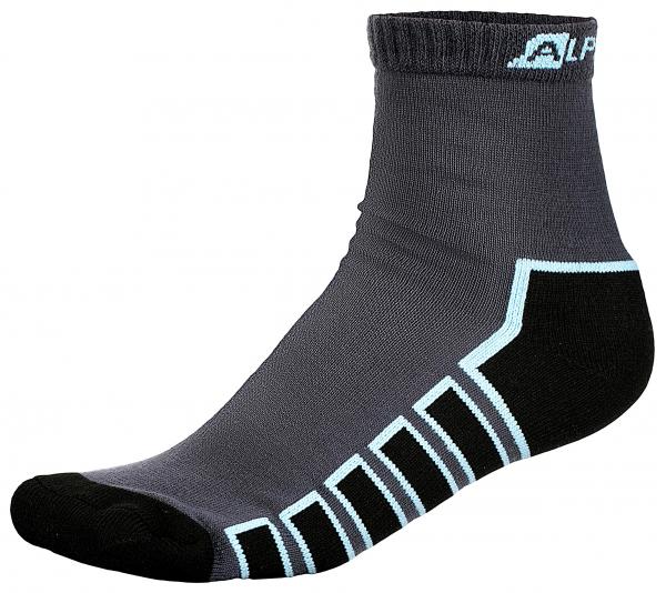 ALPINE PRO ADRON MODRÁ / TYRKYSOVĚ MODRÁ Unisex Ponožky XS