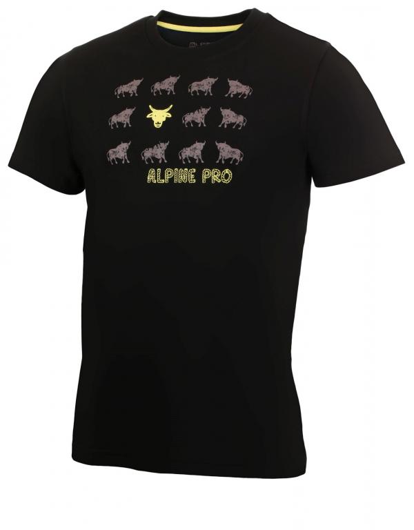 ALPINE PRO HEIDUC NEUTRÁLNÍ / ZEMITÁ Pánské Triko XS