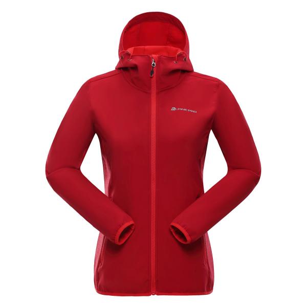 ALPINE PRO NOOTKA 2 ORANŽOVÁ / ČERVENÁ Dámská Bunda L