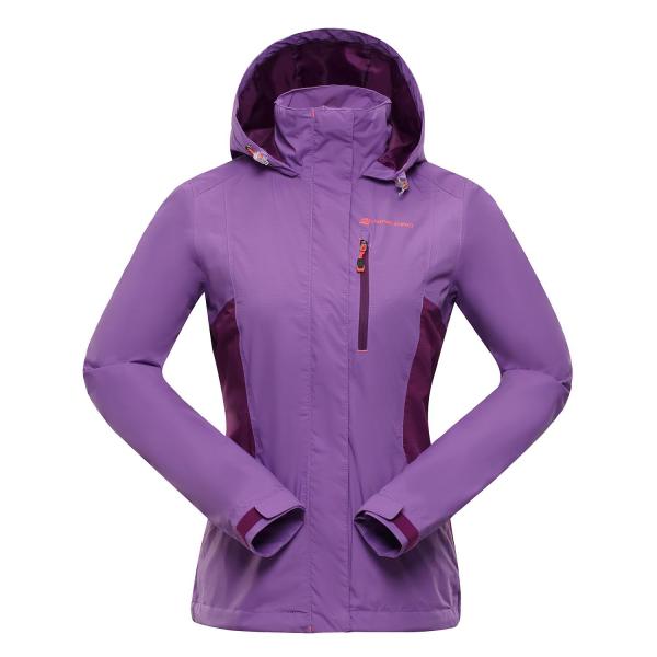 ALPINE PRO WINTONA RŮŽOVÁ / FIALOVÁ Dámská Bunda L