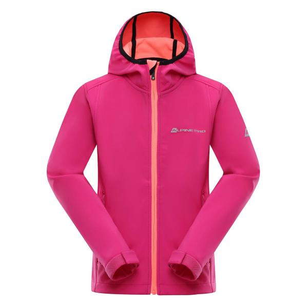 ALPINE PRO LODALO RŮŽOVÁ / FIALOVÁ Dětská Bunda 116-122