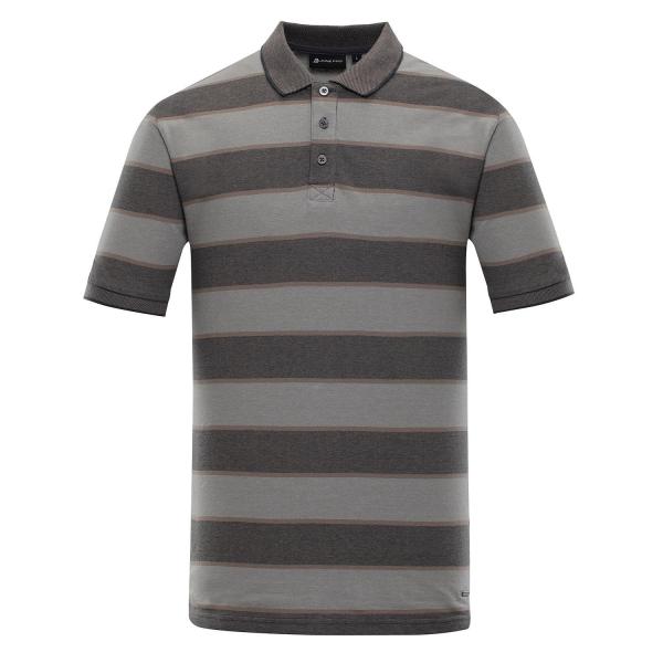 ALPINE PRO HEROLD 3 NEUTRÁLNÍ / ZEMITÁ Pánské Polo S