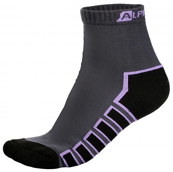 ALPINE PRO ADRON RŮŽOVÁ / FIALOVÁ Unisex Ponožky L