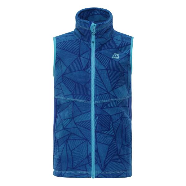 ALPINE PRO ELENO MODRÁ / TYRKYSOVĚ MODRÁ Dětská Vesta 152-158